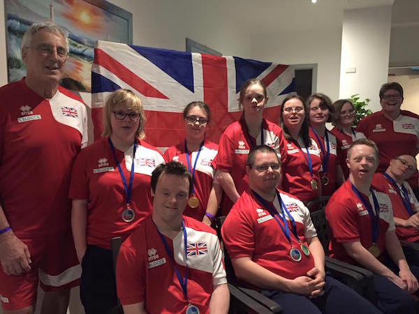 at the 2015 Down Syndrome Open European Swimming Championships