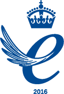 queens award 2016 blue icon